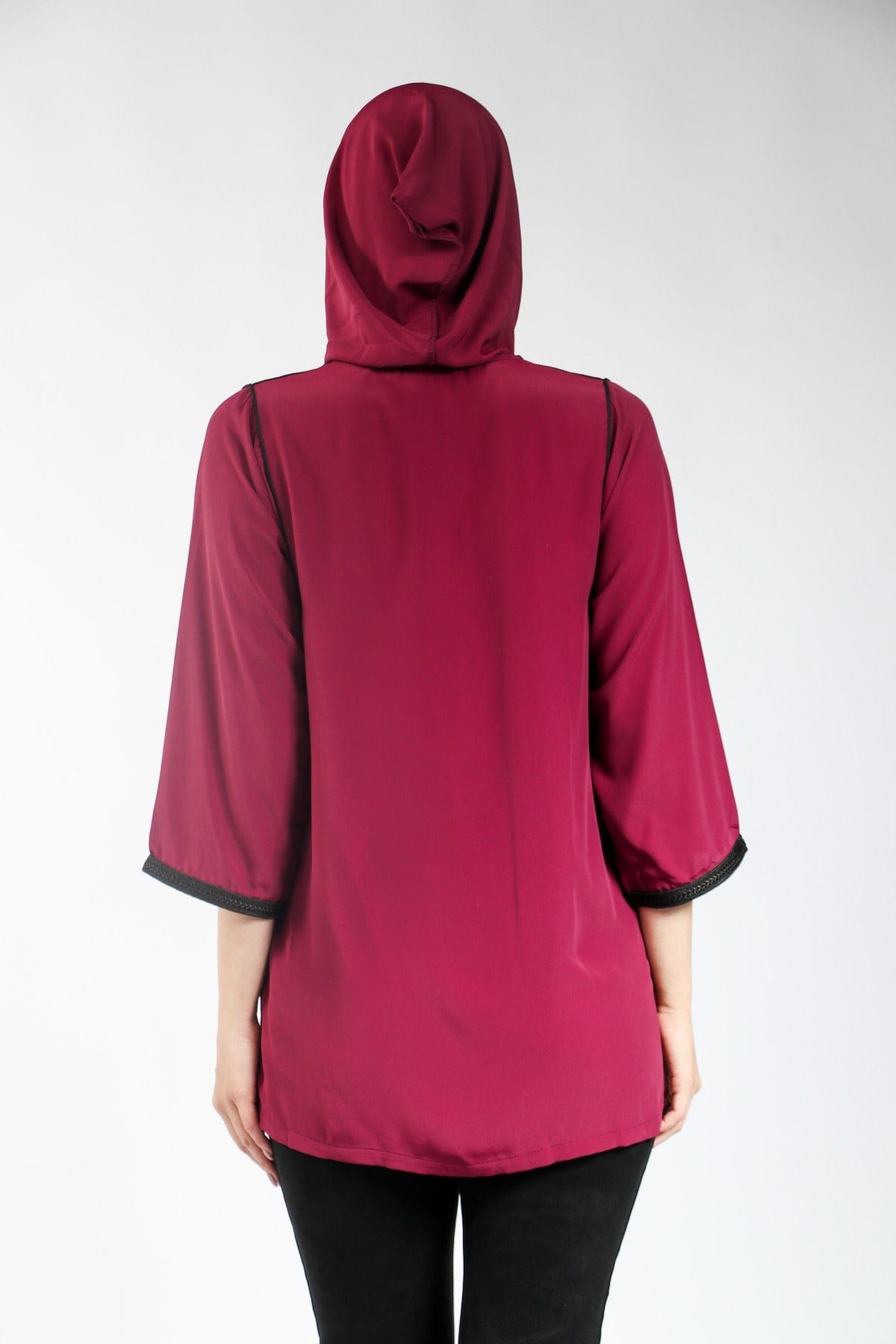 ديامانتين تونك نسائي مطرز من الأمام 3/4 كم نسائي