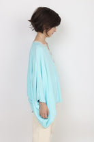 ديامانتين تونك بناتي طويل مزين بفتحة صدر مطرزة