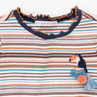 جينجرسنابس بلوزة منقطة بأزرار أمامية بناتي متعدد الألوان