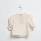 جينجرسنابس بلوزة بناتي سادة واسع أخضر رمادي