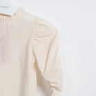 جينجرسنابس بلوزة بناتي سادة واسع أخضر رمادي