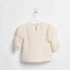 جينجرسنابس بلوزة بناتي سادة واسع أخضر رمادي