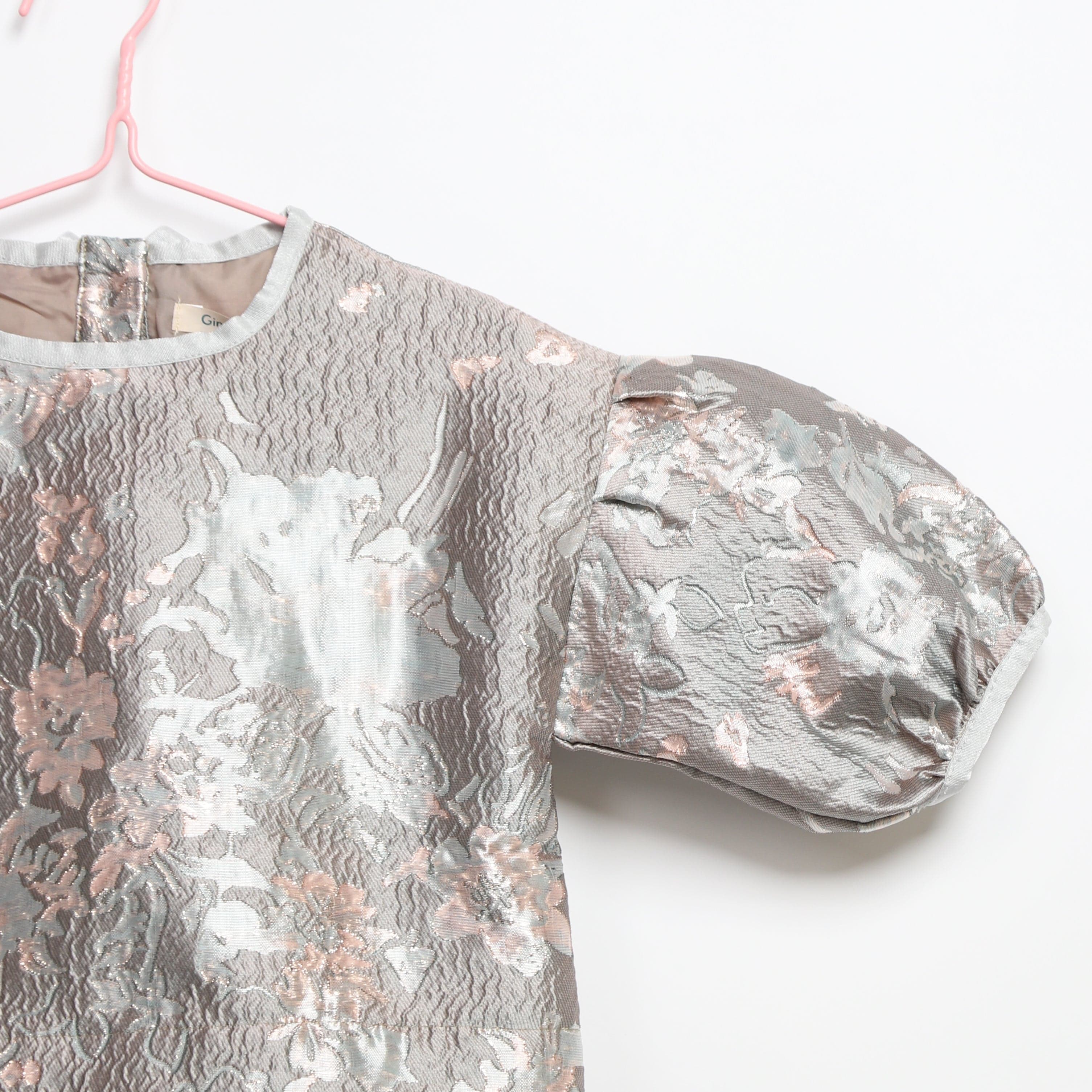 جينجرسنابس بلوزة بناتي مزهرة ملمع كم طويل متعدد الألوان