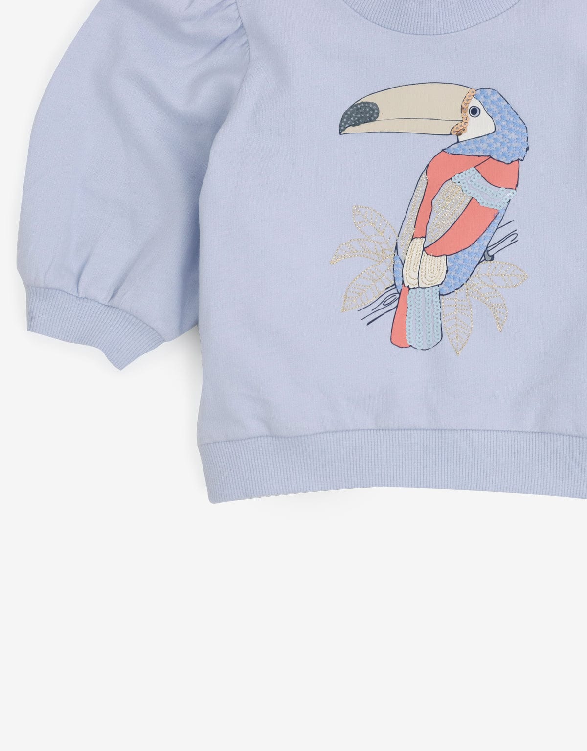 جينجرسنابس بلوزة بناتي بطبعة نص كم بف أرجواني