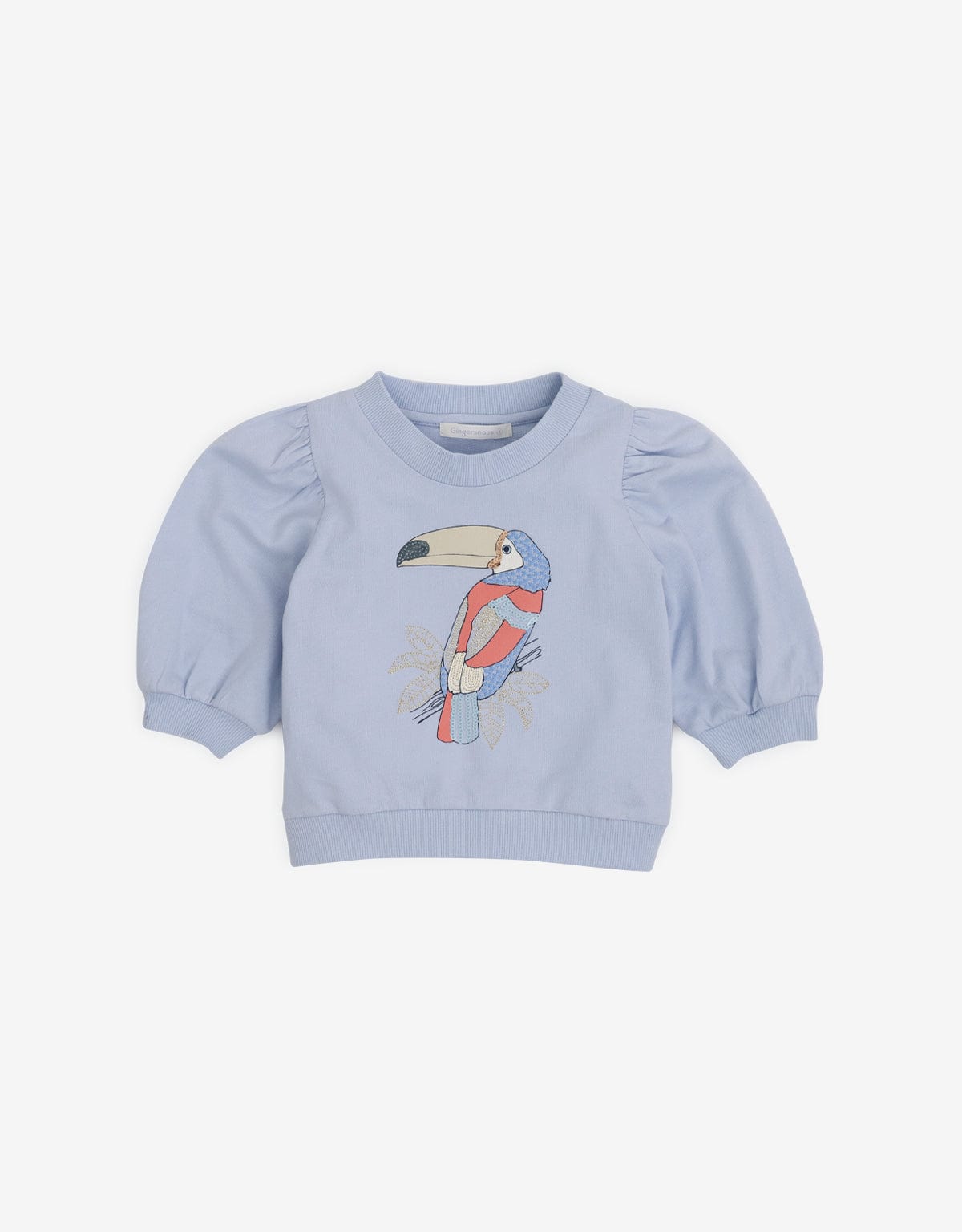 جينجرسنابس بلوزة بناتي بطبعة نص كم بف أرجواني