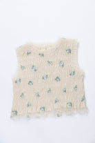 جينجرسنابس بلوزة نص بطن مشجرة كت دانتيل بناتي أصفر فاتح