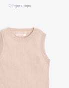 جينجرسنابس بلوزة بناتي مضلع بالطول كت البيج