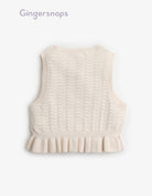 جينجرسنابس بلوزة كروب منقوشة هادية رضع بناتي - بيج