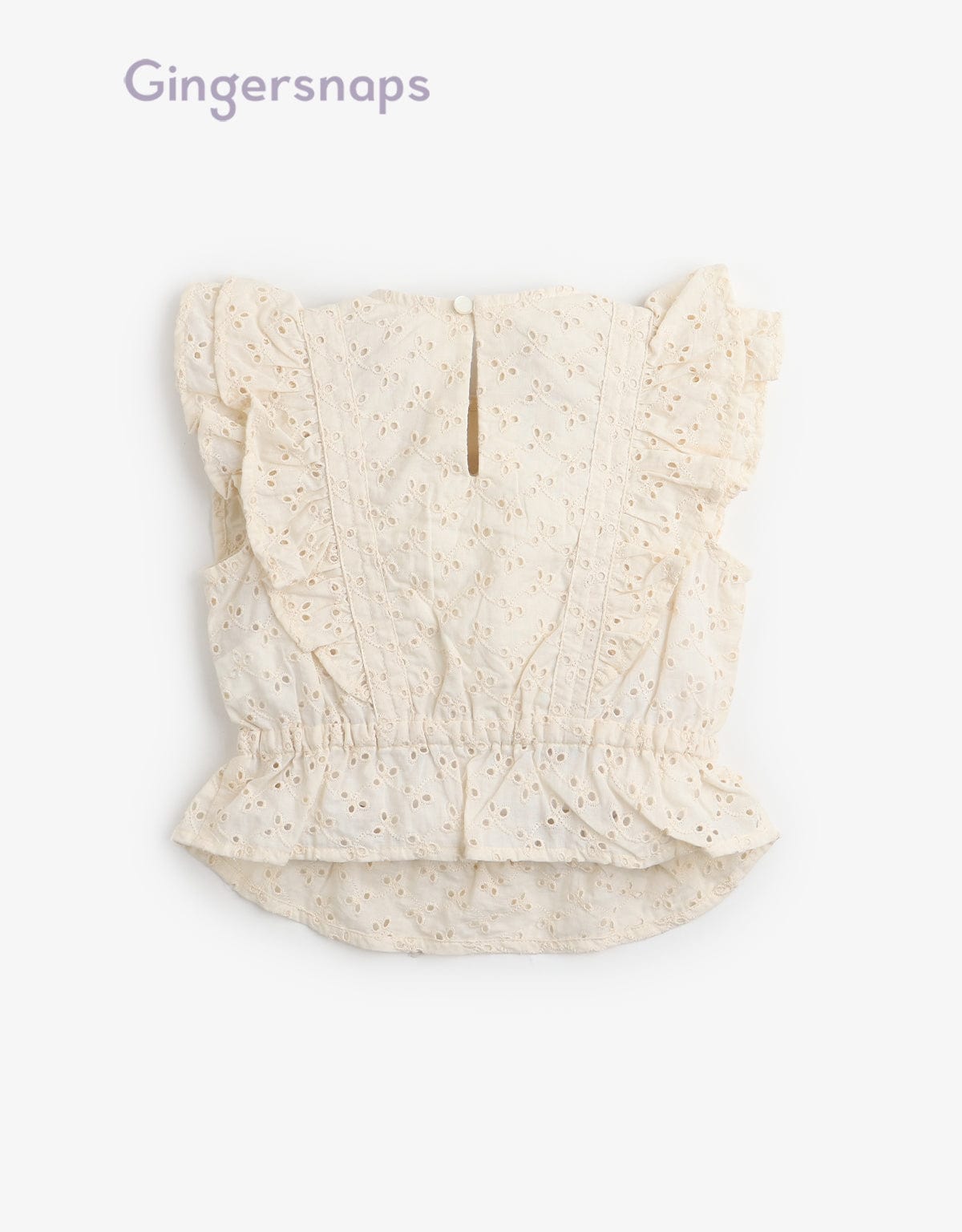 جينجرسنابس بلوزة كت كرانيش فيونكات بالأسفل بناتي بيج