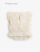 جينجرسنابس بلوزة كت كرانيش فيونكات بالأسفل بناتي بيج