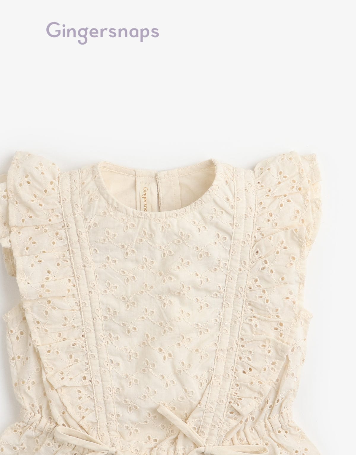 جينجرسنابس بلوزة كت كرانيش فيونكات بالأسفل بناتي بيج