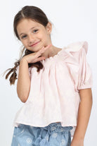 جينجرسنابس بلوزة سادة كرانيش كم بف بناتي وردي