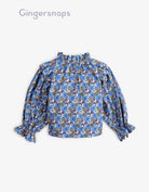 جينجرسنابس بلوزة مشجرة كم طويل مع أساور بناتي - متعدد الألوان