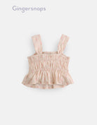 جينجرسنابس بلوزة مشجرة كروب حمالات عريضة بناتي بيج