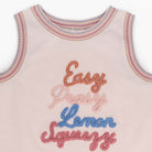 جينجرسنابس تيشيرت كت مطرز على البطن بناتي خوخي مغبر