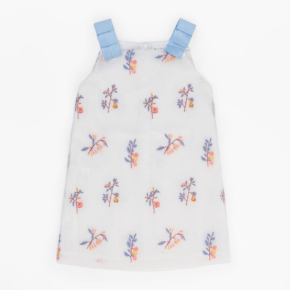 جينجرسنابس فستان بناتي مشجر حمالات متعدد الألوان