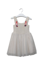 جينجرسنابس فستان بناتي حمالات كلوش غاردينيا