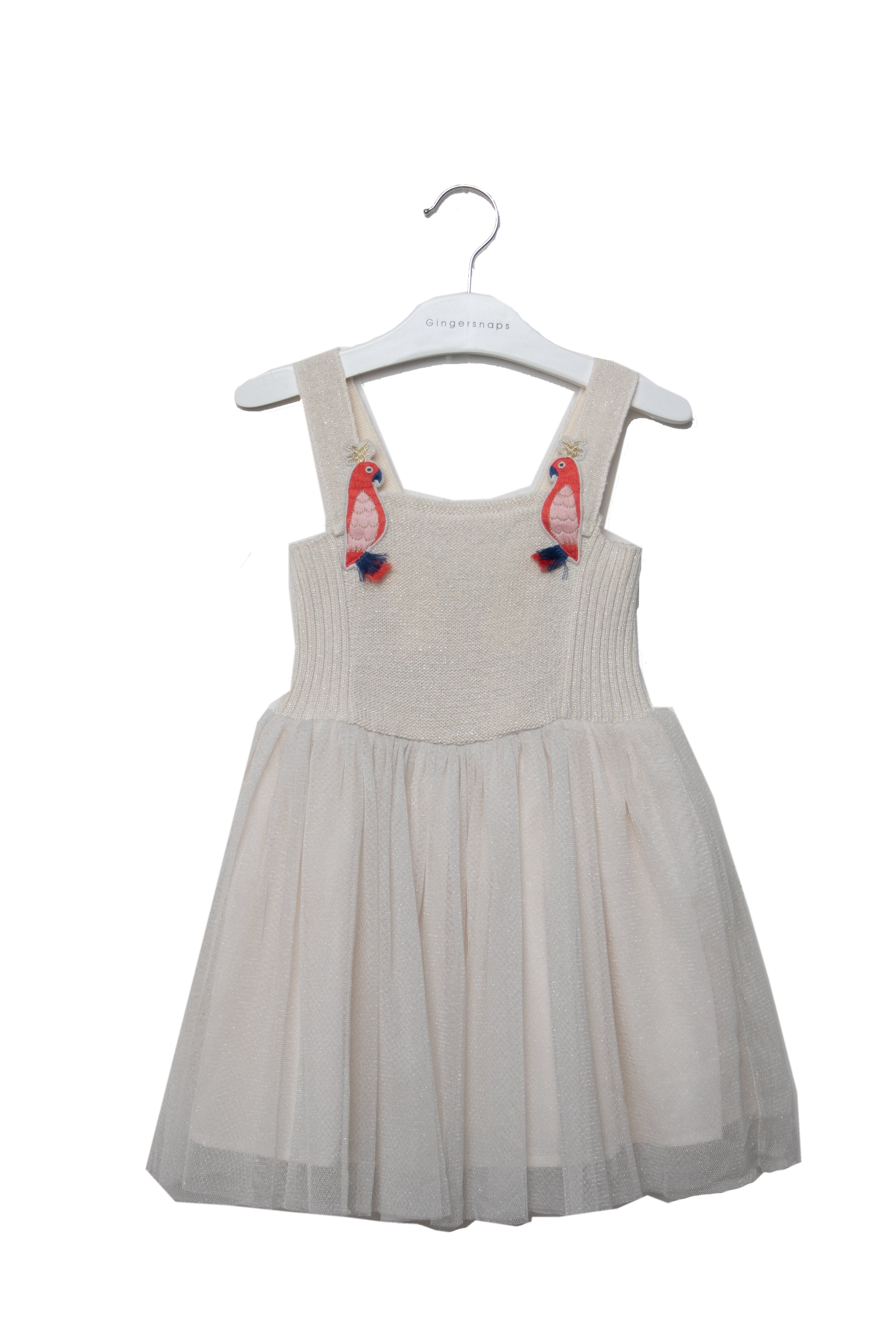 جينجرسنابس فستان بناتي حمالات كلوش غاردينيا