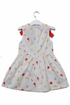 جينجرسنابس فستان بناتي منقوش حمالات بفيونكات أمامية متعدد الألوان