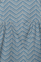 جينجرسنابس فستان أكام حمالات فيونكة بناتي أزرق/سط