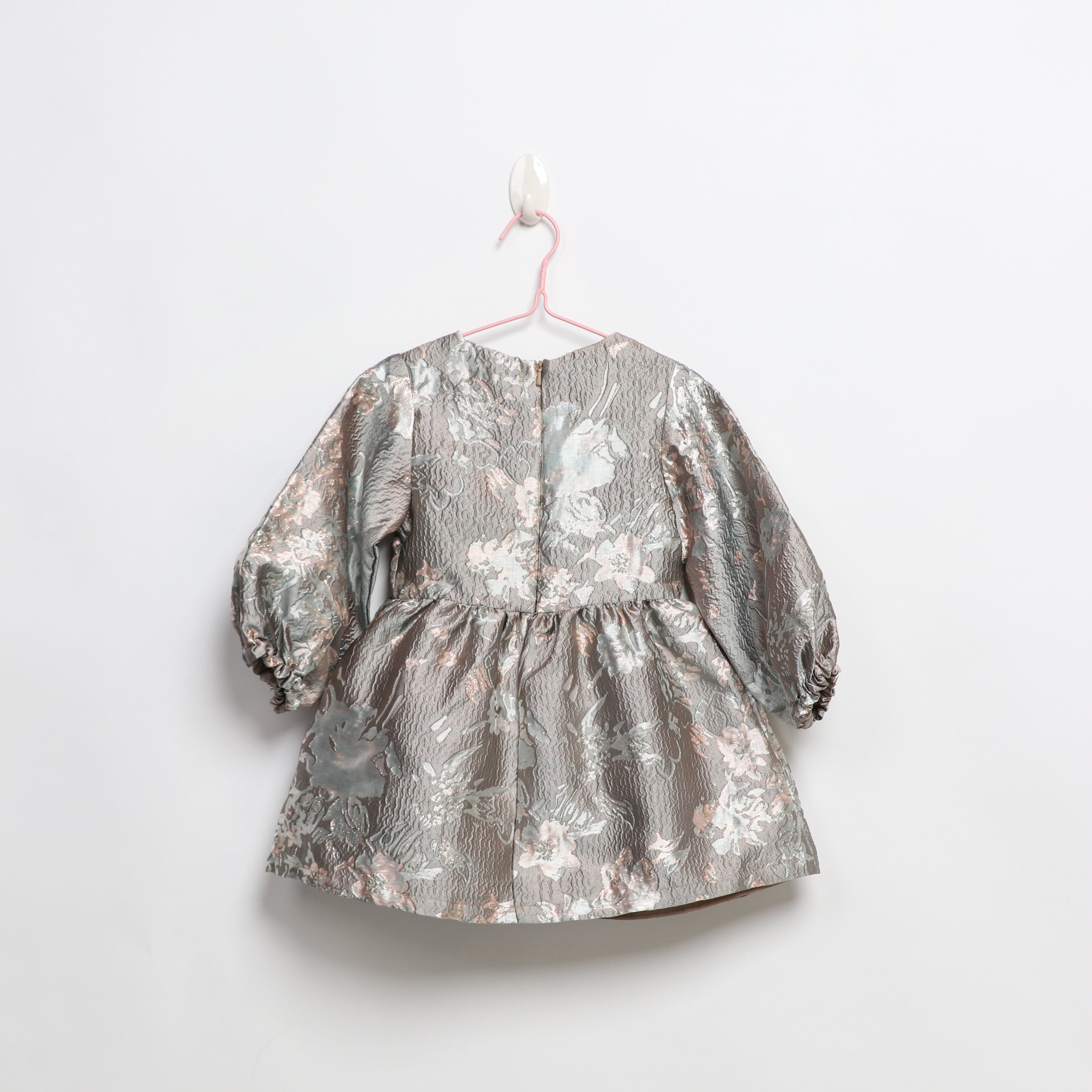 جينجرسنابس فستان بناتي قشر سمك لامع شفاف متعدد الألوان