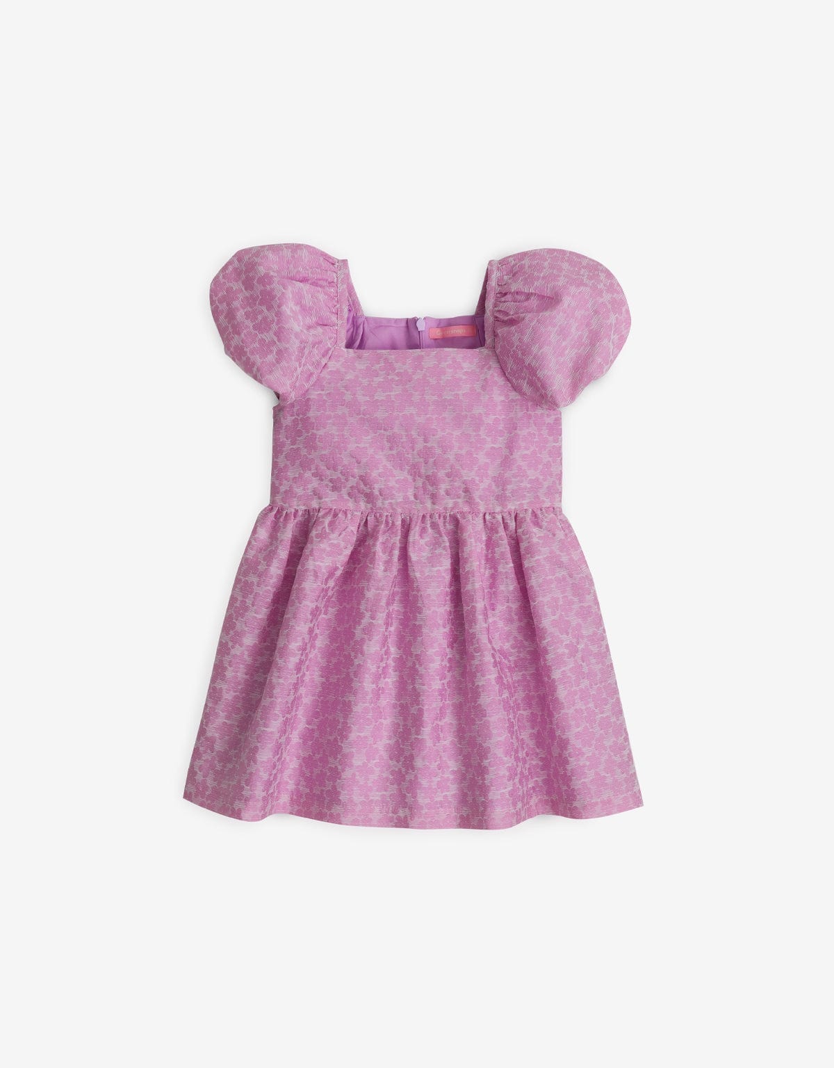 جينجرسنابس فستان بناتي منقوش كم قصير بنفسجي