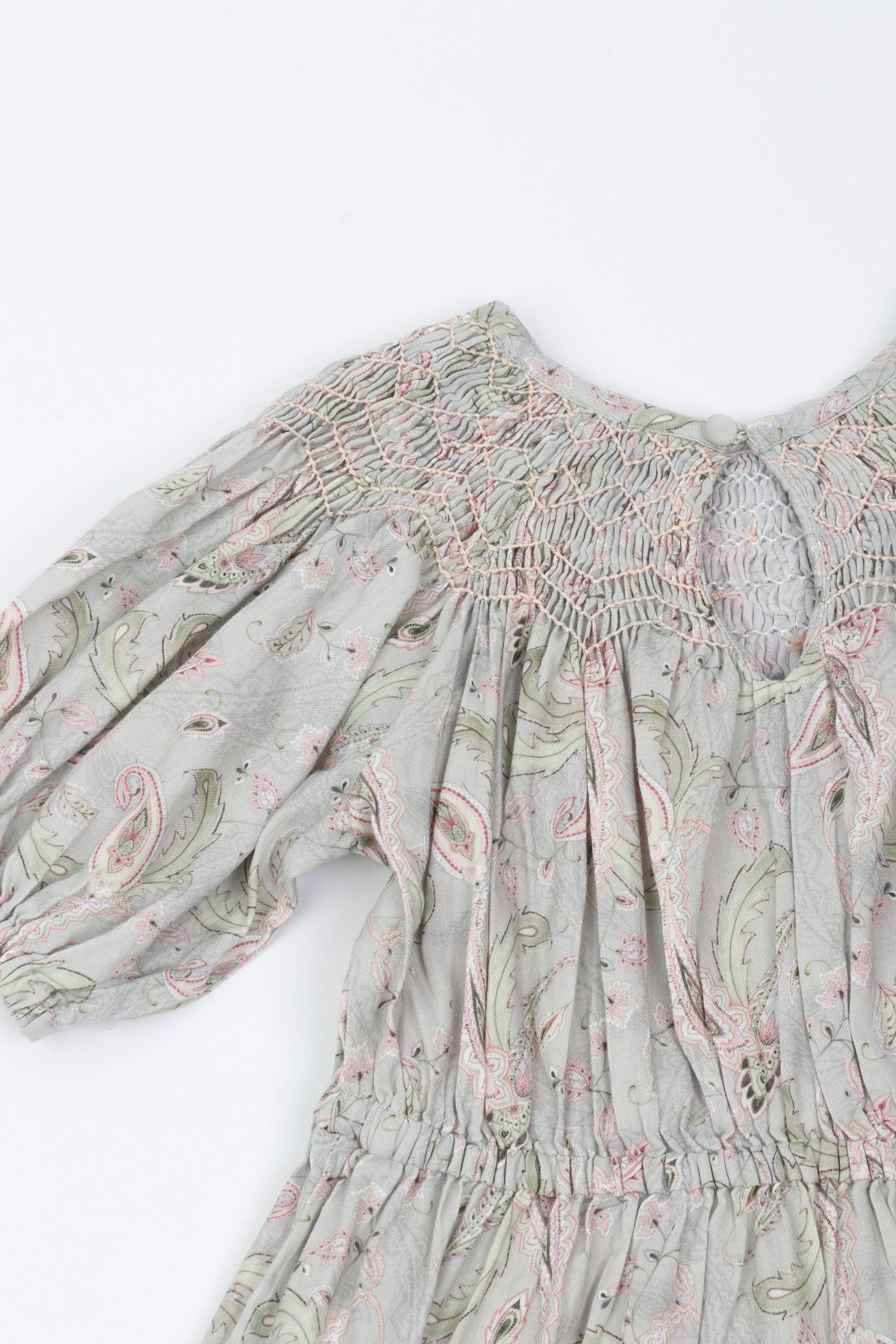 جينجرسنابس فستان مشجر مخصر نص كم بناتي متعدد الألوان