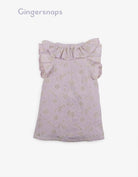 جينجرسنابس فستان كت مكشكش بفتحة سبعة بناتي أرجواني