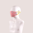 جينجرسنابس كمامة بناتي منقوشة قماش متعدد الألوان