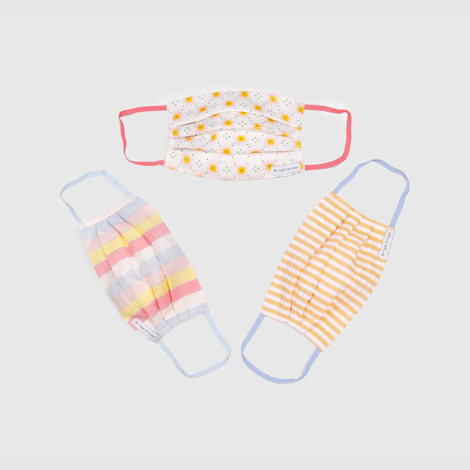 جينجرسنابس كمامات بناتي ملونة متعدد الألوان