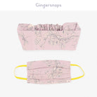 جينجرسنابس كمامة مشجرة بناتي ببندانة متعدد الألوان