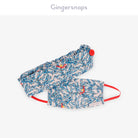 جينجرسنابس كمامة بناتي منقوشة متعدد الألوان