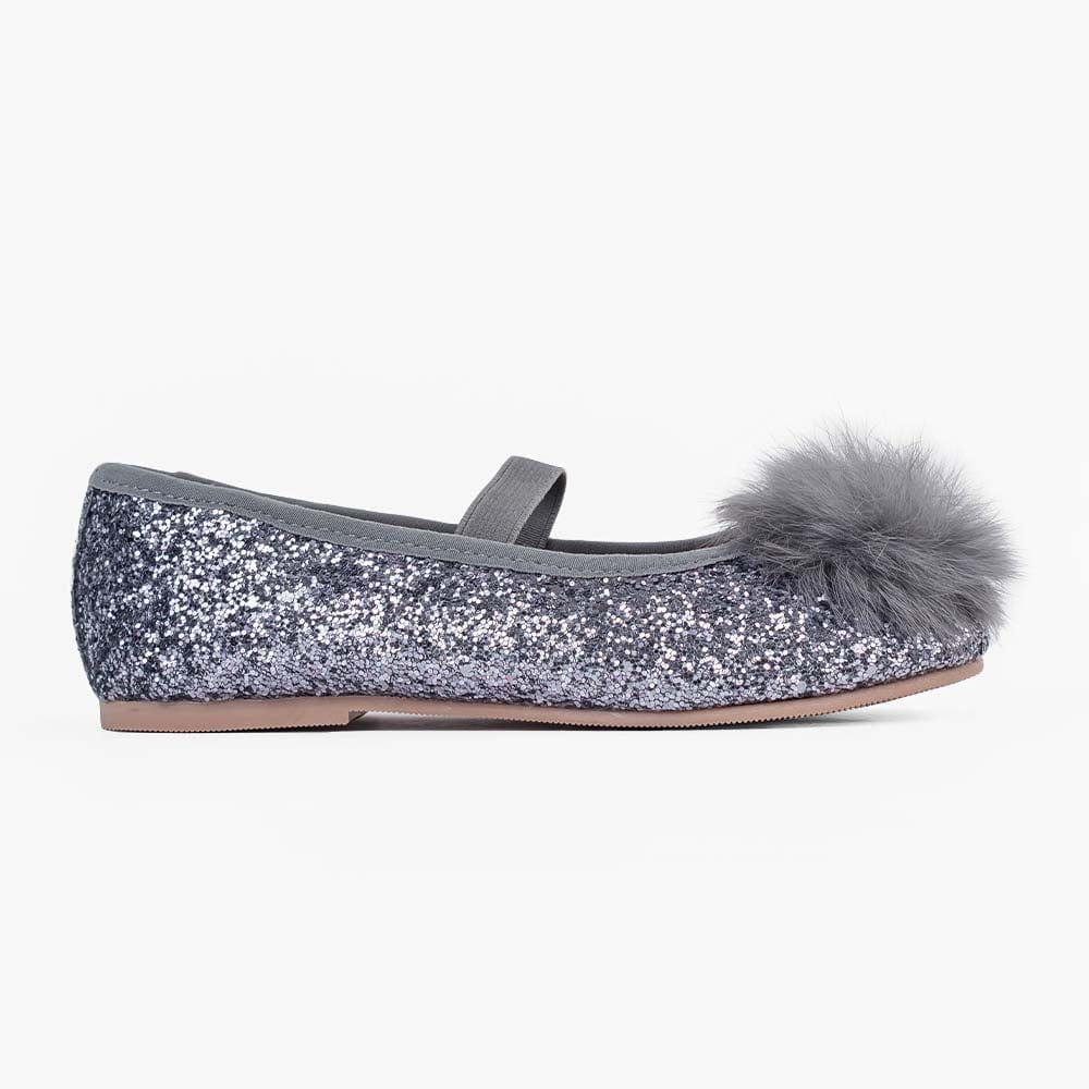 جينجرسنابس بلارينا لامعة لمعة رمادي ليلكي