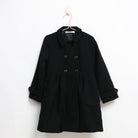 جينجرسنابس جاكيت بناتي مشجر بسحاب كم طويل أسود