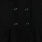 جينجرسنابس جاكيت بناتي مشجر بسحاب كم طويل أسود