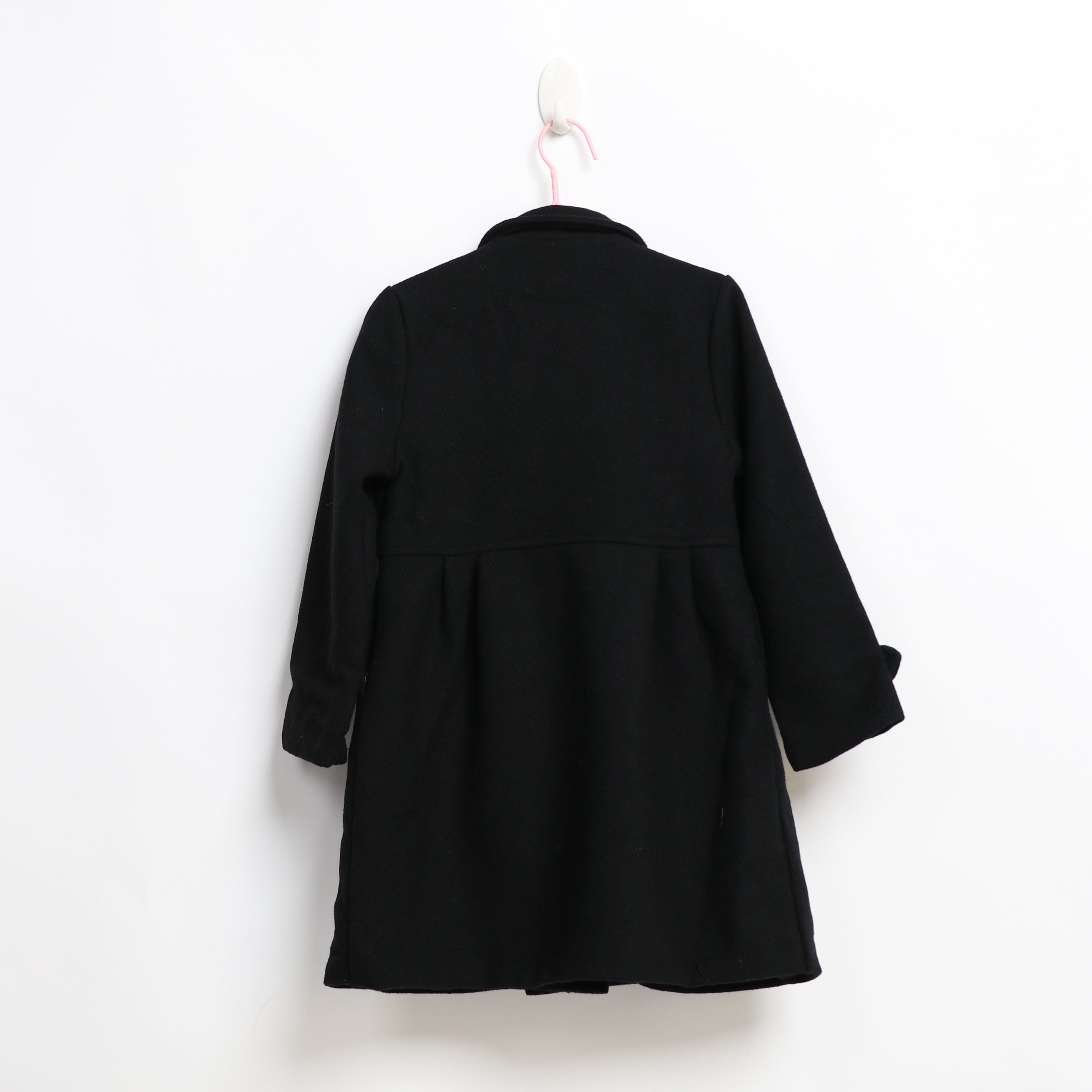 جينجرسنابس جاكيت بناتي مشجر بسحاب كم طويل أسود