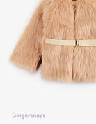 جينجرسنابس جاكيت فرو بناتي بني