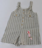 جينجرسنابس جمبسوت بناتي مخطط قصير حمالات متعدد الألوان