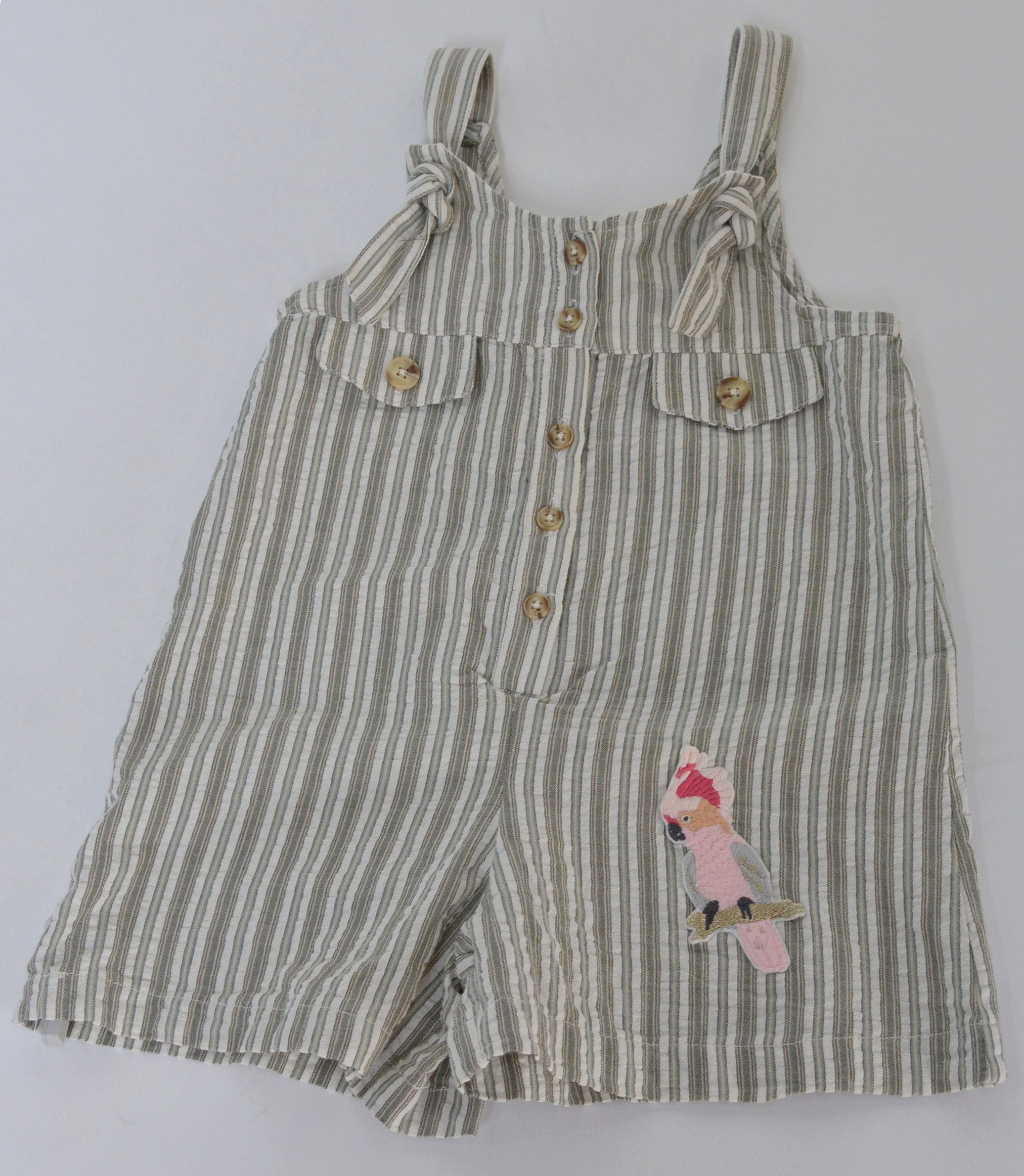 جينجرسنابس جمبسوت بناتي مخطط قصير حمالات متعدد الألوان