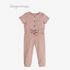 جينجرسنابس جمبسوت بناتي بنص كم بأستك من الأسفل بنفسجي و بني