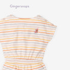 جينجرسنابس جمبسوت بناتي مخطط بالعرض كم قصير متعدد الألوان