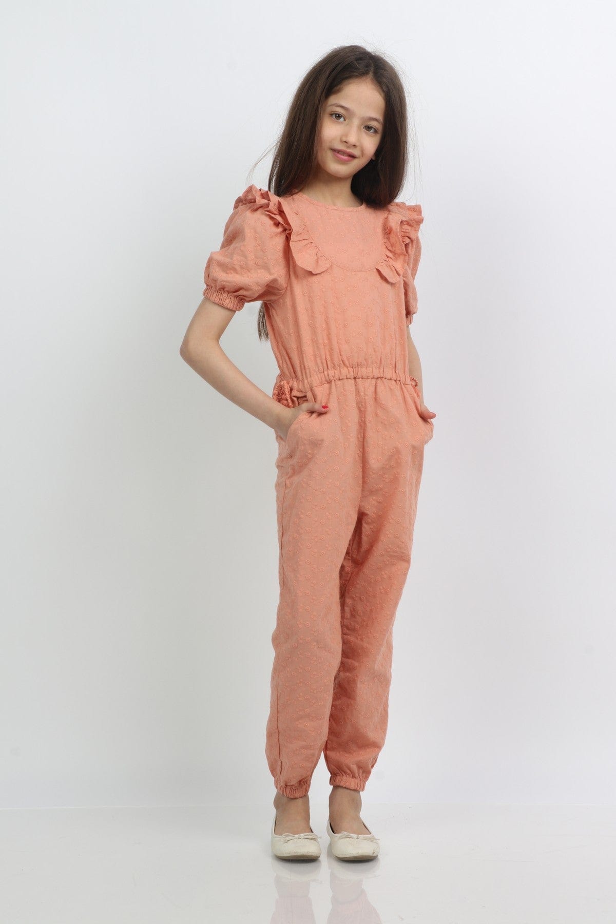 جينجرسنابس جمبسوت بناتي نص كم منفوخة برتقالي