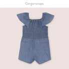 جينجرسنابس سالوبيت جينز شورت أطفال بناتي ازرق دينم وسط