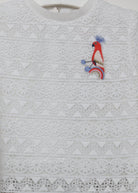 جينجرسنابس طقم شورت بناتي دانتيل مخرم غاردينيا