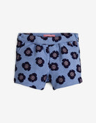 جينجرسنابس طقم شورت بناتي مورد وتيشيرت نص كم بف متعدد الألوان