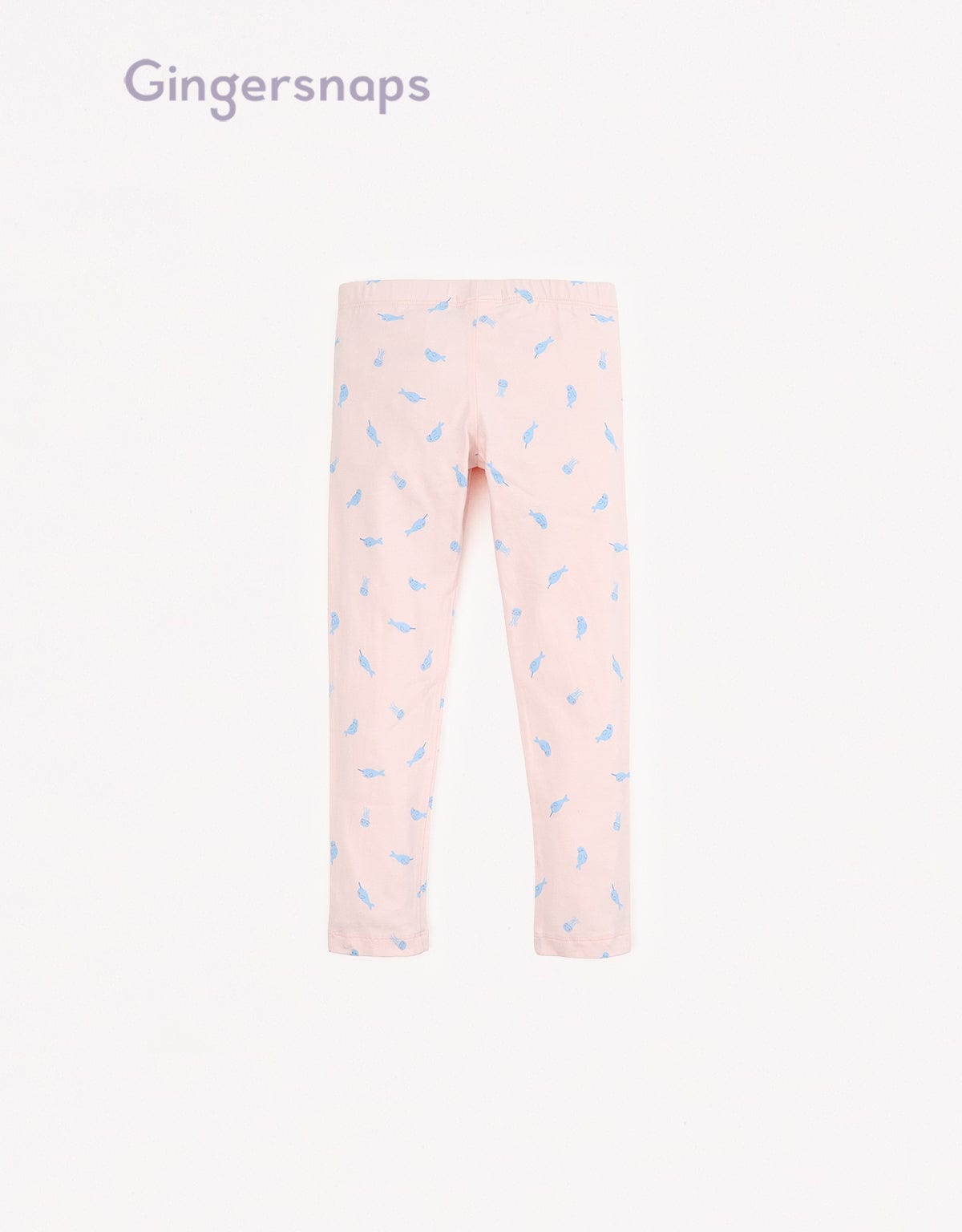 جينجرسنابس بنطلون بناتي منقوش وردي