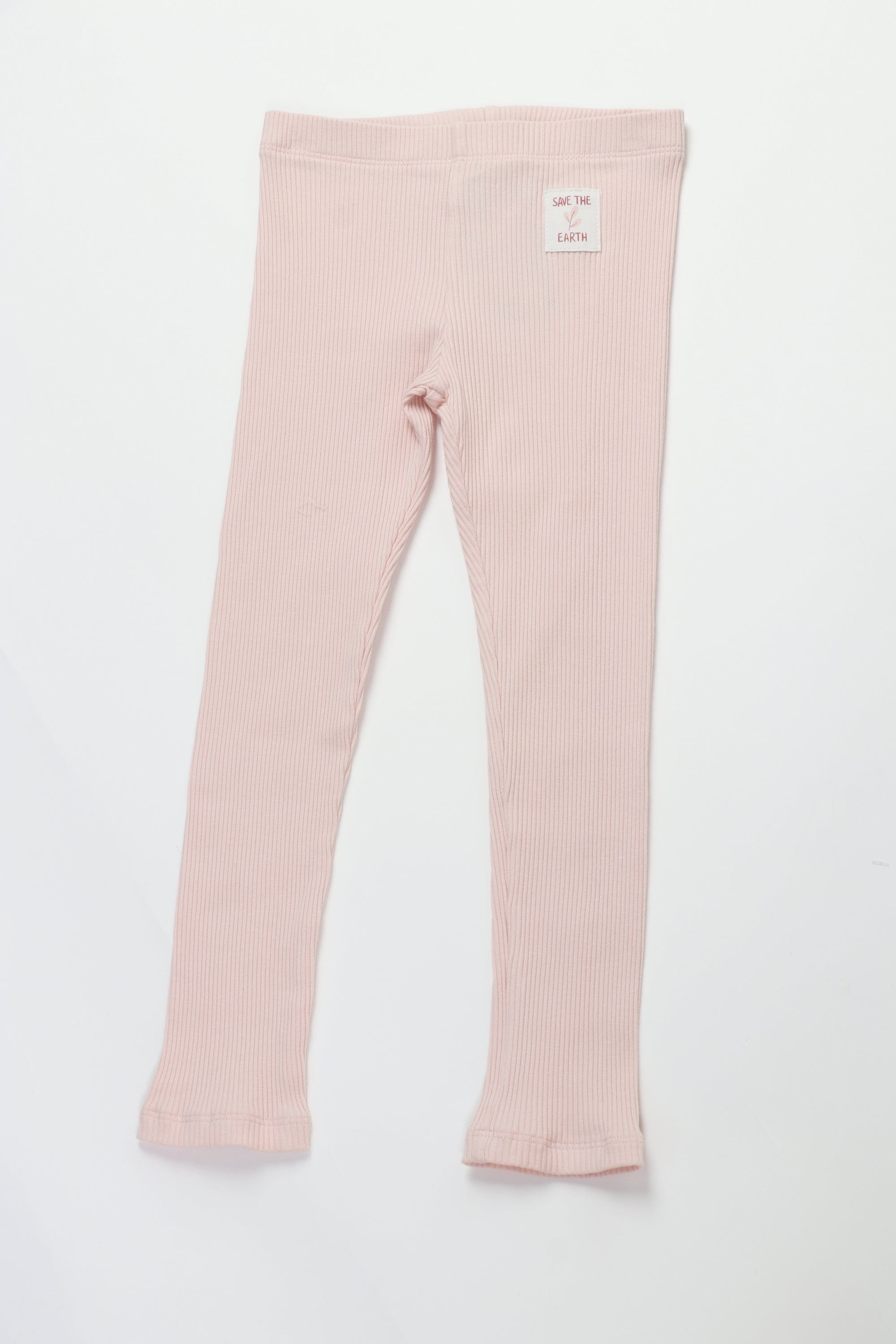 جينجرسنابس بنطلون بناتي مضلع سادة وردي