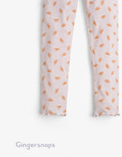 جينجرسنابس بنطلون بناتي بطبعة شمس وردي