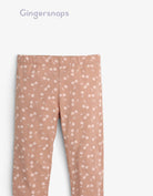 جينجرسنابس بنطلون بناتي منقوشة بنقشة كرز بني