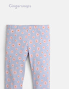 جينجرسنابس بنطلون بناتي منقوشة بورد أزرق